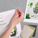 thumbnail of Mobiles Akustik-Trennwand-System FLEXMIUT 2er Set hellgrau hjh OFFICE