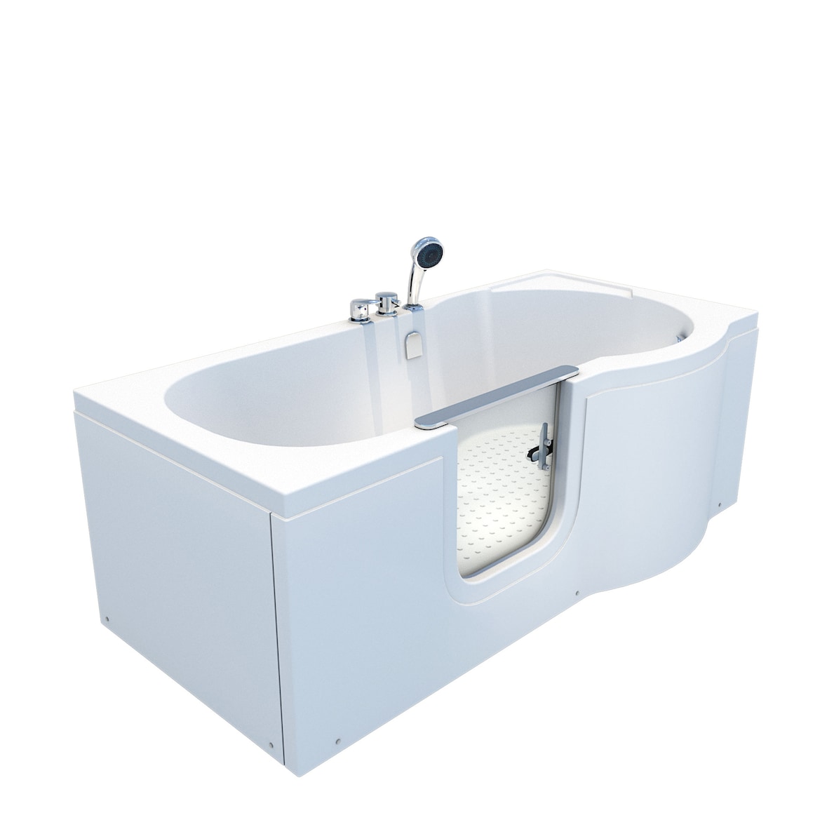 Seniorenwanne mit Tür S12-L Badewanne 170x85cm