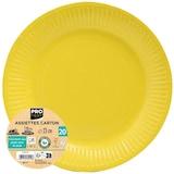 thumbnail of Pronappe 79219I 25x 20 Runde Pappteller, 23 cm - Gelb