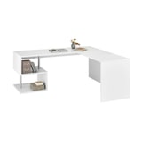 thumbnail of Web Furniture ESSE Scrivania Angolare Melaminico 180/160cm   Bianco Lucido