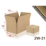 thumbnail of Lot de 25 Cartons double cannelure 2W-31 format 150 x 150 x 150 mm