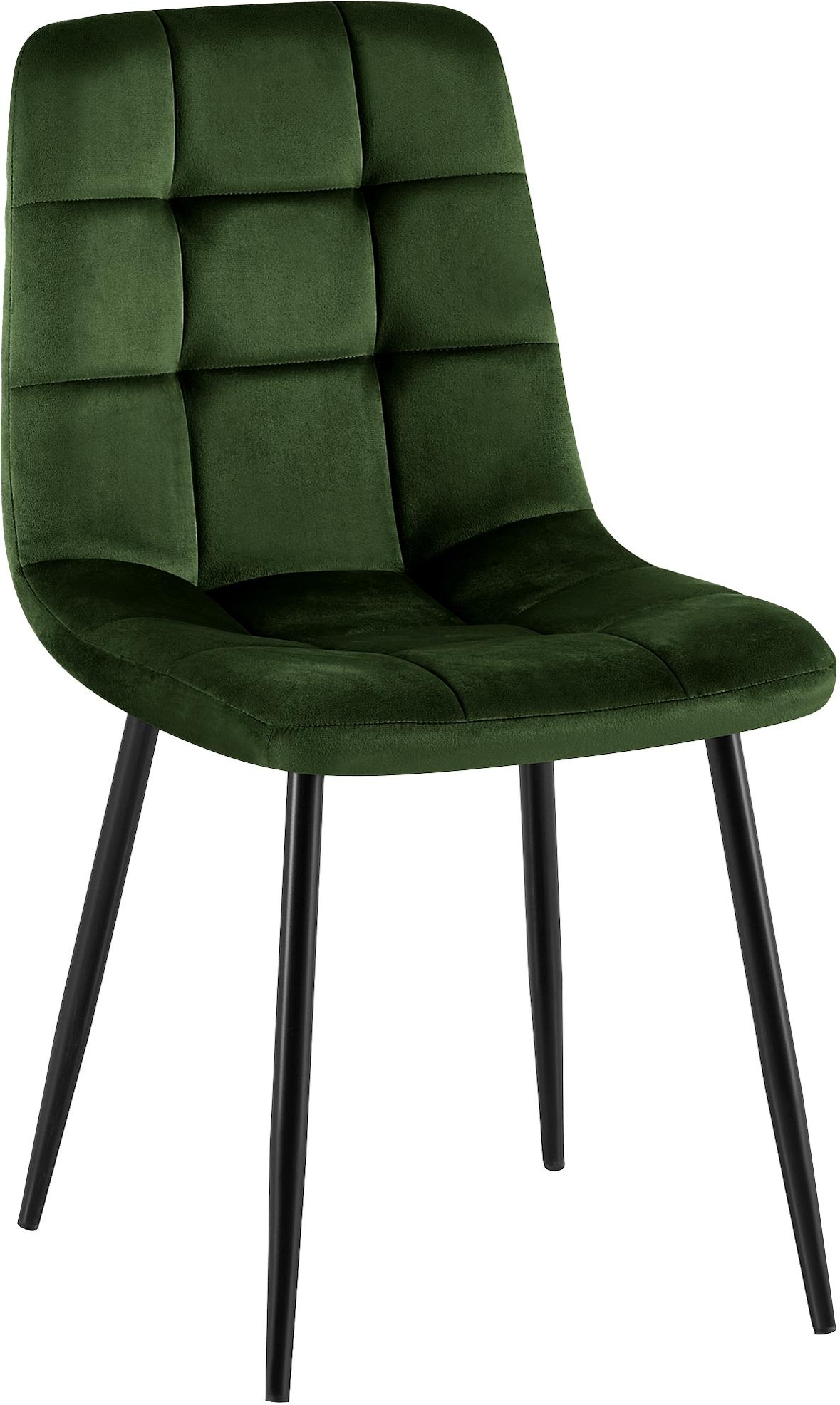 CLP Esszimmerstuhl Antibes Samt Samt HBT: 84x45x55 cm grün