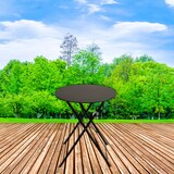 thumbnail of Bistrotisch Ø60xH70 cm klappbar - Metall Dunkelgrau