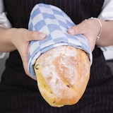 thumbnail of Vogue Geschirrtuch blau