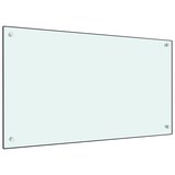 thumbnail of vidaXL Küchenrückwand Weiß 90x50 cm Hartglas