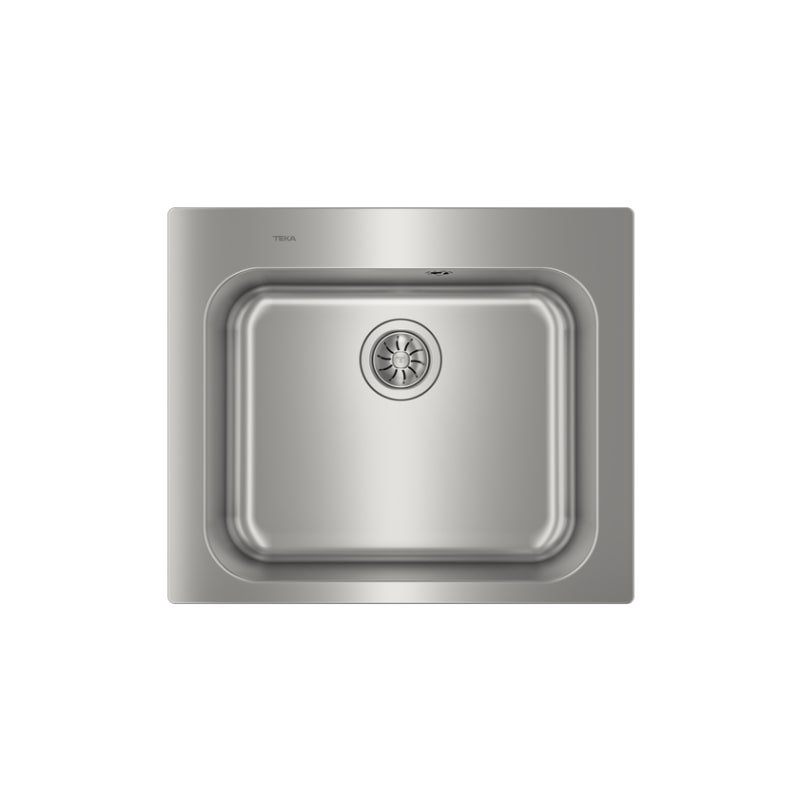 Teka Universe 60 T-XP 1B MAX Fregadero encastrado bajo encimera Plaza Acero inoxidable