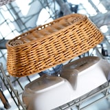 thumbnail of Schale oval, 25,5 x 19 x 8 cm, hellbeige