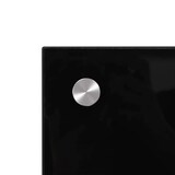 thumbnail of vidaXL Küchenrückwand Schwarz 70x50 cm Hartglas