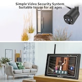 thumbnail of SecuFirst CWL401S4 Met 7 inch monitor en 4x Draadloze Beveiligingscamera - Zwart