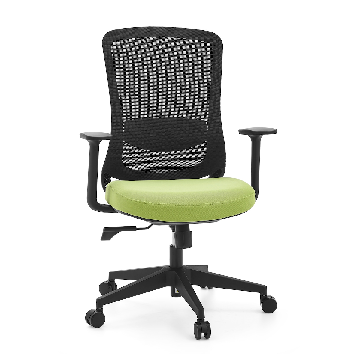 Bürostuhl / Drehstuhl SEDITO Sitz Stoff / Rücken Netzstoff schwarz / grün hjh OFFICE