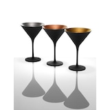 thumbnail of Stölzle juego 6 copas cóctel negro-oro  240 ml Eleme 140-25-96