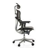 thumbnail of Bureaustoel / directiestoel ERGOHUMAN GEN2 zitting leder / rugleuning netbespanning zwart hjh OFFICE