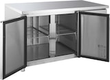 thumbnail of GastroHero Kühltisch ECO 2/0 GN 1/1 Edelstahl Umluftkühlung -2 °C bis +8 °C 230 V LED-Thermostat 1360x700x850 mm 228 L 2-türig
