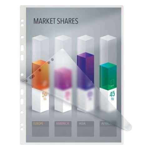 Folientasche, A4, 125mic, 25 Stück