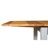 thumbnail of Biscottini Esstisch – Ausziehbarer Küchentisch – 120x80 cm Restauranttische – Weißer und grauer Massivholztisch Made in Italy – Moderner Tisch