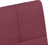 thumbnail of vidaXL Esszimmerstühle mit Rollen 2 pcs Weinrot 58 x 65 x 94 cm Stoff