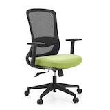 thumbnail of Bürostuhl / Drehstuhl SEDITO Sitz Stoff / Rücken Netzstoff schwarz / grün hjh OFFICE