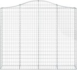 thumbnail of vidaXL Gabionen mit Hochbogen 4 Stk. 200x30x160/180cm Verzinktes Eisen
