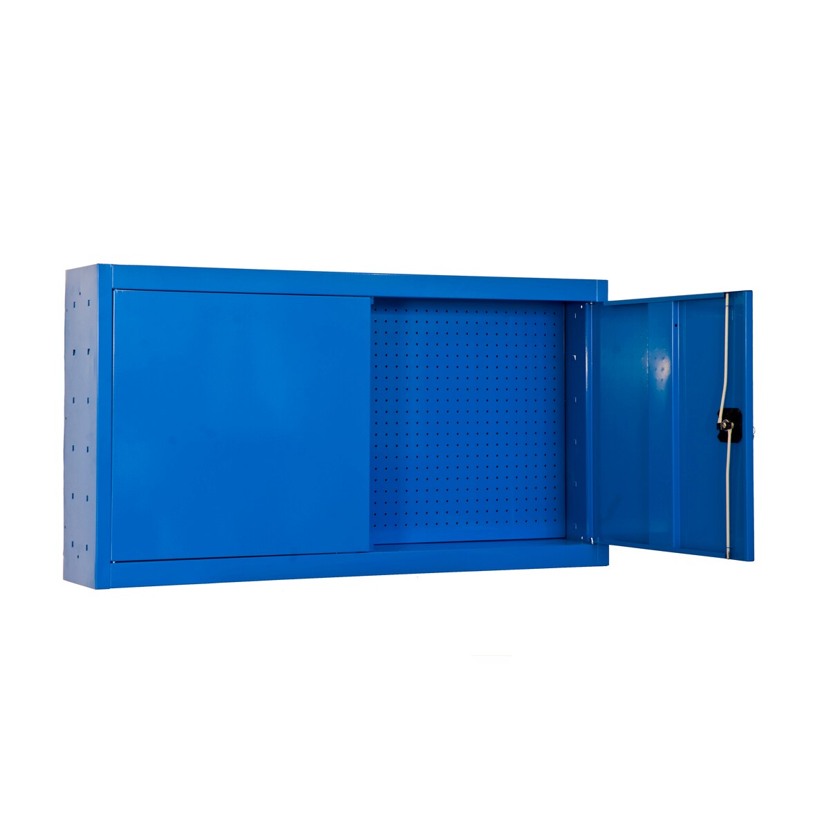 Werkzeugschrank hängend AMEGO | HxBxT 55x90x27,5cm | Metall | Abschließbar | Blau