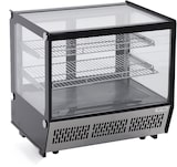 thumbnail of Vetrina Refrigerata - Da Banco - Vetro Curvo - 4 Lati - In Vetro Bianca - 0 / +12 °C - 120 lt - 70,2x56,8x68,6h cm