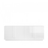 thumbnail of Matelpro - Buffet/bahut moderne 4 portes blanc laqué brillant Uranus - Moderne & Design -Blanc laqué brillant - Huit compartiments -Types de portes: B