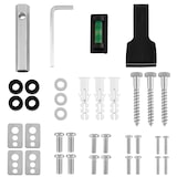 thumbnail of tectake Supporto da installazione a parete per monitor 26-55″ inclinabile girevole - nero - 402609