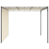 thumbnail of vidaXL Gartenpavillon mit Seitenvorhang 3x3x2,25 m Creme