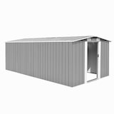 thumbnail of Helloshop26 - Abri de jardin cabane cabanon maison de stockage remise extérieur hangar outils robuste 257 x 489 x 181 cm métal gris 02_0022171