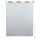 thumbnail of Rollo HWC-D52, Fensterrollo Seitenzugrollo Jalousie, 120x160cm Sonnenschutz Verdunkelung blickdicht ~ weiß/rot/beige