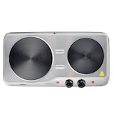 thumbnail of BELTAX Disco Elétrico Duplo BHP-0218, Potência: 2500W, 2 discos, Diâmetro discos: 15,5 + 18,5 cm, Termostatos independentes