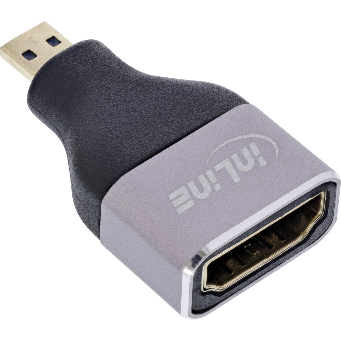 InLine® Adattatore HDMI, presa HDMI A / spina Micro HDMI D, 8K UHD