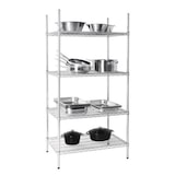 thumbnail of Vogue Vorratsregal aus Stahldraht mit verstellbaren Einlegeböden 915x1853x610mm