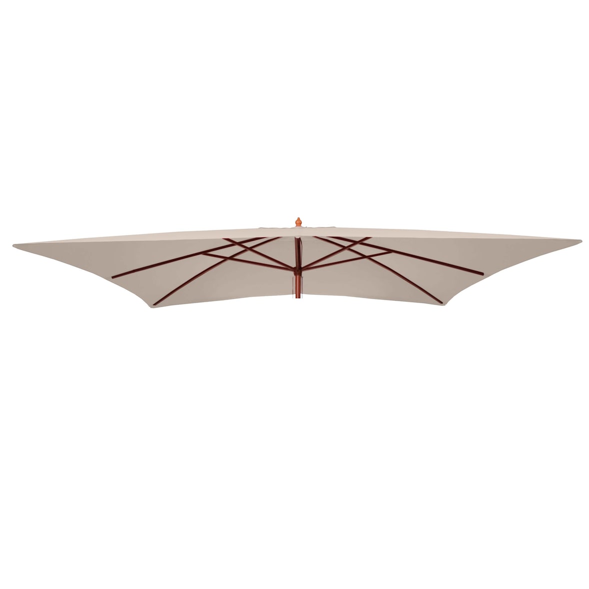 Cobertura de substituição para guarda-sol Florida 3x4m, cobertura de substituição para guarda-sol, poliéster ~ creme