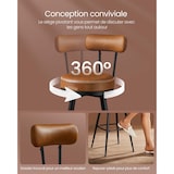 thumbnail of Helloshop26 - Conjunto de 4 banquetas de design cadeiras de cozinha assentos acolchoados em PU com costura moderna para cozinha/bar 12_0005374