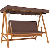 thumbnail of Outsunny-Hollywoodschaukel-236L x 130B x 181H cm-Braun
