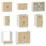 thumbnail of vidaXL 8-tlg. Küchenschrank-Set Porto Sonoma-Eiche Holzwerkstoff