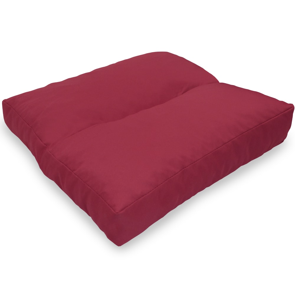 Loungekissen SunLounge Outdoor 40x40 cm Beere - Wasserabweisend, Schmutzabweisend, Bequem, für Stühle, Bänke, Boden