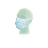thumbnail of Suavel Comfort OP-Masken - zum binden - Typ II - blau - 1000 Mundschutz
