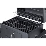 thumbnail of Tarrington House Holzkohlegrill Memphis, Grillfläche 41.7 x 57 cm, Ablagetische, Deckel mit Thermometer, fahrbar, Stahl, schwarz