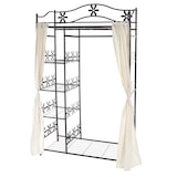 thumbnail of Bengaleiro de metal Genebra, bengaleiro armário prateleira de metal 172x100x43cm ~ com cortina