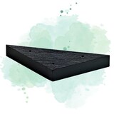 thumbnail of ECOLOMIQUE - 10 Pcs - Plateau bambou triangulaire noir pour 3 pics "Sima" 14 x 8 x 2 cm - ECO209BBSIMA