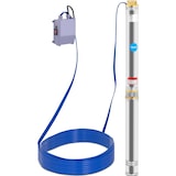 thumbnail of hillvert Pompa sommersa per pozzo - 95 mm / 3,75'' - 13 800 l/h - 2200 W - cavo 20 m / prevalenza 76,4 m - Acciaio inox