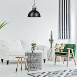 thumbnail of Relaxdays Hängelampe Industrial Design im Shabby Look, Deko für Esszimmer, E27, Pendellampe Ø 40,5 cm, schwarz