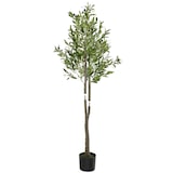 thumbnail of tectake Árbol de olivo artificial OLEAND, con textura realista  Verde