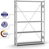 thumbnail of PROREGAL Profi-Lagerregal Stecksystem | Grundregal/Grundfeld | HxBxT 200x130x30cm | Fachlast 90kg | Verzinkt