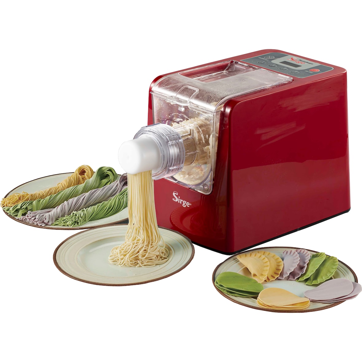 Máquina de massa com ovos frescos com 52 matrizes para fazer até 900g de massa com 300 Watts de potência