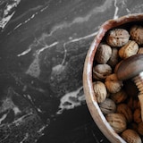 thumbnail of Restootab - Table Ø120cm - pied blanc, plateau marbre royal