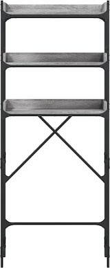 thumbnail of vidaXL Waschmaschinenregal Grau Sonoma 67x25x163 cm Holzwerkstoff