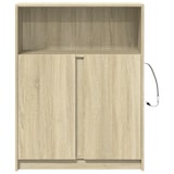 thumbnail of vidaXL LED-Sideboard Sonoma-Eiche 77x34x100 cm Holzwerkstoff