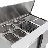 thumbnail of GastroHero Saladette ECO 1045 – Kühlaufsatz für 3x GN 1/1, 302L Kühlvolumen, +2 bis +8°C, mit Schneidebrett & Klappdeckel